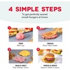 image:imageDash Smash XL Electric Griddle 15x19 Inch Indoor Flat Top Grill with Burger Press amp Melting Dome Ceramic Nonstick for Smash Burgers Pancakes amp Breakfast Quick Sear BlackXL GRIDDLE