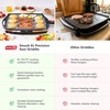 image:imageDash Smash XL Electric Griddle 15x19 Inch Indoor Flat Top Grill with Burger Press amp Melting Dome Ceramic Nonstick for Smash Burgers Pancakes amp Breakfast Quick Sear BlackXL GRIDDLE