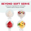 image:imageDash Soft Serve Ice Cream Maker  Frozen Yogurt Sorbet and Gelato  Countertop Ice Cream Machine for Home with Freezer Bowl Ingredient Chute amp Dispensing Lever  Includes 4 Serving Bowls amp Spoons