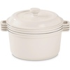 image:imageDash Stacks Stacking Cookware Set with Electric Burner  Features CleanCoating Ceramic Nonstick Coating  Versatile Nestable Pieces  Convenient Storage  Cream 8PieceCream
