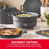 image:imageDash Stacks Stacking Cookware Set with Electric Burner  Features CleanCoating Ceramic Nonstick Coating  Versatile Nestable Pieces  Convenient Storage  Cream 8PieceForged Iron