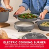 image:imageDash Stacks Stacking Cookware Set with Electric Burner  Features CleanCoating Ceramic Nonstick Coating  Versatile Nestable Pieces  Convenient Storage  Cream 8PieceForged Iron