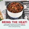 image:imageDash Stacks Stacking Cookware Set with Electric Burner  Features CleanCoating Ceramic Nonstick Coating  Versatile Nestable Pieces  Convenient Storage  Cream 8PieceCream