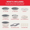 image:imageDash Stacks Stacking Cookware Set with Electric Burner  Features CleanCoating Ceramic Nonstick Coating  Versatile Nestable Pieces  Convenient Storage  Cream 8PieceCream