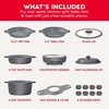 image:imageDash Stacks Stacking Cookware Set with Electric Burner  Features CleanCoating Ceramic Nonstick Coating  Versatile Nestable Pieces  Convenient Storage  Cream 8PieceForged Iron