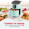 image:imageDash TastiCrisp Digital Air Fryer  26 Quart Small Compact Mini Air Fryer for French Fries Nuggets amp More 12 People Auto Shut Off Adjustable Temp Dishwasher Safe Parts  AquaAqua