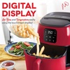 image:imageDash TastiCrisp Digital Air Fryer  26 Quart Small Compact Mini Air Fryer for French Fries Nuggets amp More 12 People Auto Shut Off Adjustable Temp Dishwasher Safe Parts  AquaRed