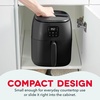 image:imageDash TastiCrisp Digital Air Fryer  26 Quart Small Compact Mini Air Fryer for French Fries Nuggets amp More 12 People Auto Shut Off Adjustable Temp Dishwasher Safe Parts  AquaBlack