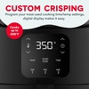 image:imageDash TastiCrisp Digital Air Fryer  26 Quart Small Compact Mini Air Fryer for French Fries Nuggets amp More 12 People Auto Shut Off Adjustable Temp Dishwasher Safe Parts  AquaBlack