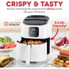 image:imageDash TastiCrisp Digital Air Fryer  26 Quart Small Compact Mini Air Fryer for French Fries Nuggets amp More 12 People Auto Shut Off Adjustable Temp Dishwasher Safe Parts  AquaWhite
