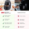 image:imageDash TastiCrisp Digital Air Fryer  26 Quart Small Compact Mini Air Fryer for French Fries Nuggets amp More 12 People Auto Shut Off Adjustable Temp Dishwasher Safe Parts  AquaBlack