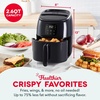 image:imageDash TastiCrisp Digital Air Fryer  26 Quart Small Compact Mini Air Fryer for French Fries Nuggets amp More 12 People Auto Shut Off Adjustable Temp Dishwasher Safe Parts  AquaBlack