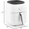 image:imageDash TastiCrisp Express Air Fryer  Mini Air Fryer For Crispy Snacks Frozen Foods and OilFree Cooking  Nonstick Basket  White 26Quart
