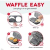 image:imageDisney  Dash MultiMaker Double Mini Maker System  Convenient Electric Waffle Maker  Features Interchangeable DishwasherSafe Plates  Quick Cleanup amp Simple Setup  Lilo amp Stitch Design