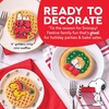 image:imagePeanuts x Dash MultiMaker Mini Maker System 4 Plates Wreath Snoopy House WoodstockPEANUTS HOLIDAY MAKER  4 PLATES