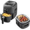 image:imageDASH Flip amp Fry 2in1 Grill  Air Fryer 3 QTForged Iron