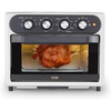 image:imageDash Chef Series 7 in 1 Convection Toaster Oven Cooker Rotisserie  Electric Air Fryer with Nonstick Fry Basket Baking Pan amp Rack Skewers Drip Tray amp Recipe Book 23L GraphiteStainless Steel