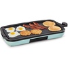 image:imageDash Deluxe Everyday Griddle  Electric Griddle with Removable Plate  Nonstick EasyClean Surface amp AntiSlip Base  Recipe Book Included  BlackAqua