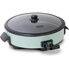 image:imageDash Family Size Skillet  Electric Skillet for MultiPurpose Cooking  Nonstick Cooking Surface  Tempered Glass Lid amp CoolTouch Handles  6Quart Capacity Makes 24 Cups  14 AquaAqua