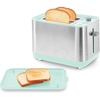 image:imageDash SmartStore 2Slice Toaster  FiveBrowning Levels ExtraWide Slots amp Compact Size  Included Storage Lid  1Touch Bagel amp 15Second Functions  AquaAqua