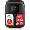 image:imageDash TastiCrisp Digital Air Fryer  26 Quart Small Compact Mini Air Fryer for French Fries Nuggets amp More 12 People Auto Shut Off Adjustable Temp Dishwasher Safe Parts  AquaBlack