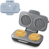 image:imageDisney  Dash MultiMaker Double Mini Maker System  Convenient Electric Waffle Maker  Features Interchangeable DishwasherSafe Plates  Quick Cleanup amp Simple Setup  Lilo amp Stitch Design
