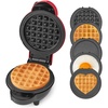 image:imagePeanuts x Dash MultiMaker Mini Maker System 4 Plates Wreath Snoopy House WoodstockRED MAKER  5 PLATES