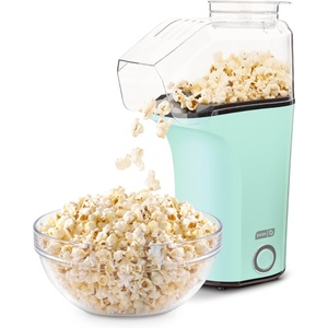 image:imageDASH Fresh Pop Popcorn Maker  OilFree Air Popcorn Popper  With Measuring Cup amp Recipe Guide  Perfect for Movie Nights  16 Cups RedAqua