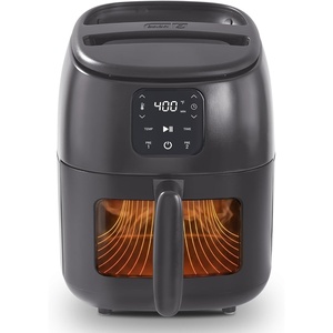 image:imageDash 26QT Infrared Digital Small Air Fryer  Compact Air Fryer with Safe Ceramic Nonstick Viewing Window 2 Custom Presets amp Auto Shake Reminder  Dishwasher Safe Parts26qt Digital