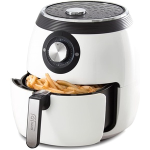 image:imageDash Deluxe Air Fryer  Adjustable Temperature Control amp Auto ShutOff Feature  AirCrisp Technology  Spacious Nonstick Basket  1700 Watt  6 Quarts  RedWhite