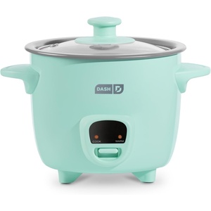 image:imageDash Family Sized Rice Cooker  LargeCapacity Rice Cooker  Features Ceramic Nonstick Surface amp Keep Warm Function  Great for Convenient Meal Prep amp Family Meals  20Cup CapacityAQUA CERAMIC