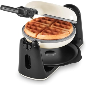 image:imageDash Flip Belgian Waffle Maker  nonstick surface  Rotating Belgian Waffle Maker with Quick HeatUp System for Easy Breakfasts  Supports MultiUse  AquaCream