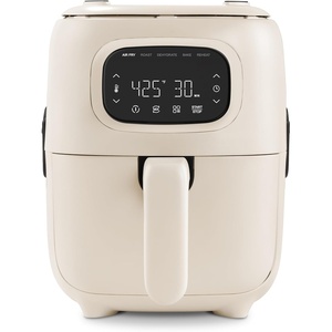 image:imageDash Flip amp Fry Digital 2in1 Grill amp Air Fryer  Has AirCrisp Technology  Digital Touchscreen Ceramic Nonstick Grill Plate amp Special Dehydrate Function  3 Quarts  Forged IronCream