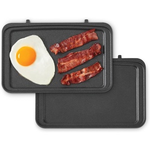 image:imageDash Griddle 2Plate Pack for MultiMaker Flex Press Grill System  Removable Nonstick Plates for Breakfast Sandwiches Eggs Hash Browns and More