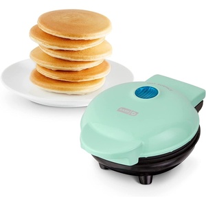 image:imageDash Mini Maker Griddle  Compact Griddle for Creative Homemade Treats  Nonstick Surface Quick HeatUp System amp SpaceSaving Design  AquaAqua