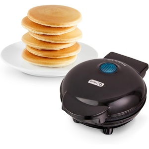 image:imageDash Mini Maker Griddle  Compact Griddle for Creative Homemade Treats  Nonstick Surface Quick HeatUp System amp SpaceSaving Design  AquaBlack