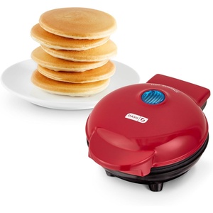 image:imageDash Mini Maker Griddle  Compact Griddle for Creative Homemade Treats  Nonstick Surface Quick HeatUp System amp SpaceSaving Design  AquaRed