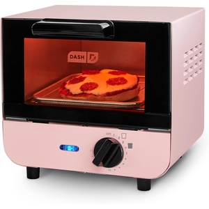 image:imageDash Mini Toaster Oven  Small Toaster Oven for Dorms Apartments amp Small Kitchens Adjustable Timer Dial with Auto Shutoff Removable Cooking Tray amp Crumb Catch AquaPink