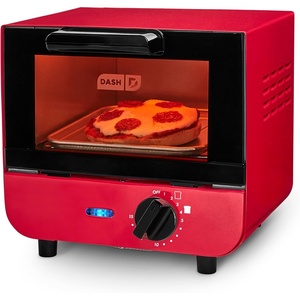 image:imageDash Mini Toaster Oven  Small Toaster Oven for Dorms Apartments amp Small Kitchens Adjustable Timer Dial with Auto Shutoff Removable Cooking Tray amp Crumb Catch AquaRed