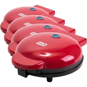 image:imageDash Round Express Electric  Pancake Maker amp Eggs Griddle System  Healthy Breakfast Maker  Quick HeatUp amp Easy Cleanup  nonstick surface  AquaRed