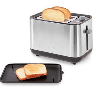 image:imageDash SmartStore 2Slice Toaster  FiveBrowning Levels ExtraWide Slots amp Compact Size  Included Storage Lid  1Touch Bagel amp 15Second Functions  AquaBlack