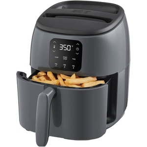 image:imageDash TastiCrisp Digital Air Fryer  26 Quart Small Compact Mini Air Fryer for French Fries Nuggets amp More 12 People Auto Shut Off Adjustable Temp Dishwasher Safe Parts  AquaGrey