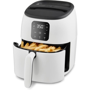image:imageDash TastiCrisp Digital Air Fryer  26 Quart Small Compact Mini Air Fryer for French Fries Nuggets amp More 12 People Auto Shut Off Adjustable Temp Dishwasher Safe Parts  AquaWhite