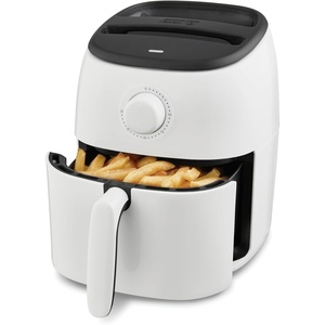 image:imageDash TastiCrisp Express Air Fryer  Mini Air Fryer For Crispy Snacks Frozen Foods and OilFree Cooking  Nonstick Basket  White 26Quart