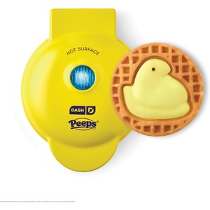image:imagePeanuts x Dash Mini Waffle MakerYellow Peeps Chick