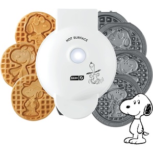 image:imagePeanuts x Dash MultiMaker Mini Maker System 4 Plates Wreath Snoopy House WoodstockPEANUTS MAKER  4 PLATES