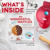 image:imageDASH DMWGS001RD Machine for Individual Paninis Hash Browns amp other Mini waffle maker 4 inch Red Gift SetRed Gift Set