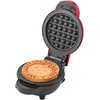 image:imageDASH Multimaker with 7 Removable Plates Waffle Iron amp Griddle  3 Themed Plates  Santa Pumpkin Snowman  Mini Waffle for Halloween and Christmas Holidays  for Kids and Families Red