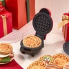 image:imageDASH Multimaker with 7 Removable Plates Waffle Iron amp Griddle  3 Themed Plates  Santa Pumpkin Snowman  Mini Waffle for Halloween and Christmas Holidays  for Kids and Families Red