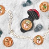 image:imageDASH Multimaker with 7 Removable Plates Waffle Iron amp Griddle  3 Themed Plates  Santa Pumpkin Snowman  Mini Waffle for Halloween and Christmas Holidays  for Kids and Families Red